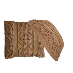Artisan Furniture Solid Wood Nola Cushion Set Of 2 - Coffee - thumbnail 6