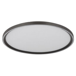 Luminosa Lighting Luminosa Dublin 50Cm Integrated Led Semi Flush Ceiling Light Grey Led Dimmable 2700-6000K Remote Control - thumbnail 2