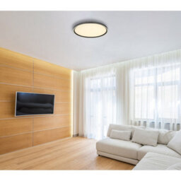 Luminosa Lighting Luminosa Dublin 50Cm Integrated Led Semi Flush Ceiling Light Grey Led Dimmable 2700-6000K Remote Control - thumbnail 8