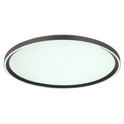 Luminosa Lighting Luminosa Dublin 50Cm Integrated Led Semi Flush Ceiling Light Grey Led Dimmable 2700-6000K Remote Control - thumbnail 5