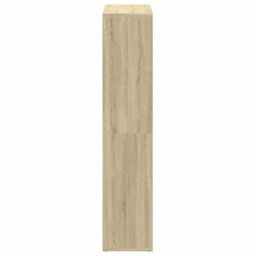 Walplus Room Divider Bookcase Sonoma Oak 69.5X29X137.5 Cm Engineered Wood - thumbnail 6