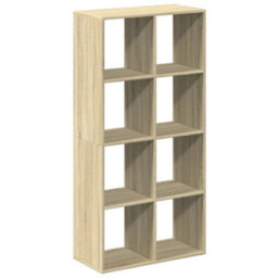 Walplus Room Divider Bookcase Sonoma Oak 69.5X29X137.5 Cm Engineered Wood - thumbnail 2