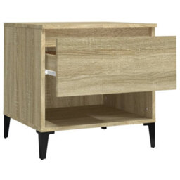 Berkfield Side Tables 2 Pcs Sonoma Oak 50X46X50 Cm Engineered Wood - thumbnail 8