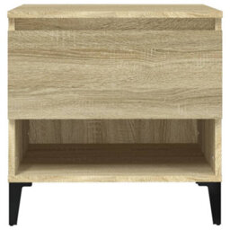Berkfield Side Tables 2 Pcs Sonoma Oak 50X46X50 Cm Engineered Wood - thumbnail 7