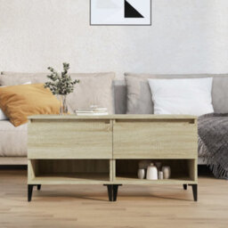 Berkfield Side Tables 2 Pcs Sonoma Oak 50X46X50 Cm Engineered Wood - thumbnail 1