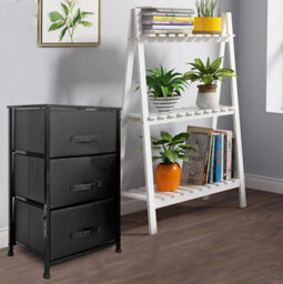 Clarisworld Drawers Storage Tower Dresser - Wood Top, Sturdy Steel Frame, Organizer Unit For Bedroom, Hallway, Entryway, Closets. - thumbnail 4