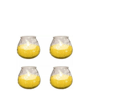 Price's Candles Glo-Lite Citronella Jar Pack Of 4