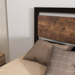 Homcom Single Size Metal Bed Frame W/ Headboard & Footboard, 97X195X103Cm - thumbnail 8