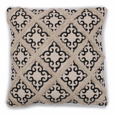 Four Candle Classic Cushion Cover Lux Criss-Cross & Print 45X45Cm - image 1
