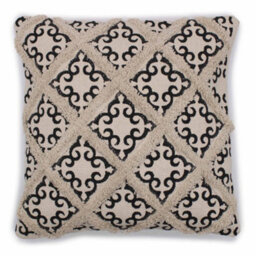 Four Candle Classic Cushion Cover Lux Criss-Cross & Print 45X45Cm - thumbnail 1