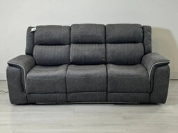Hannah Electric Recliner Sofa Set With Cupholders 3+2 Seater  Soft Grey Micro Fabric  Led Lights  Usb Ports - thumbnail 8