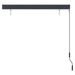 Berkfield Harmful Outdoor Roller Blind 140X250 Cm White And Orange - thumbnail 5