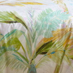 Appletree Leilani 100% Cotton Tropical Print Green Duvet Cover Set - thumbnail 3