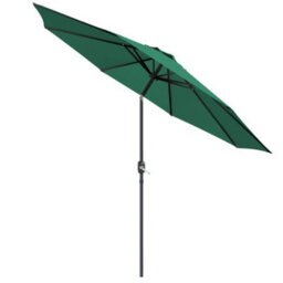 Sundaze 3M Green Round Garden Parasol Unbrella Outdoor Patio Crank Tilt With Base - thumbnail 2