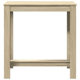 Berkfield Bar Table Sonoma Oak 102X50X103.5 Cm Engineered Wood - thumbnail 4