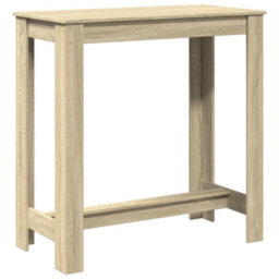 Berkfield Bar Table Sonoma Oak 102X50X103.5 Cm Engineered Wood - thumbnail 6
