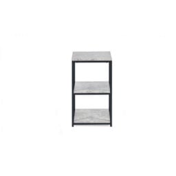 Ashfield Concrete Effect Tall Narrow Side Table - thumbnail 3