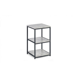 Ashfield Concrete Effect Tall Narrow Side Table - thumbnail 2