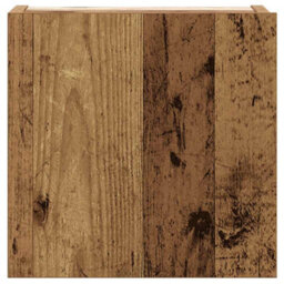 Berkfield 6 Piece Tv Cabinet Set Wall-Mounted Old Wood Engineered Wood - thumbnail 5