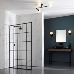 Luminosa Lighting Luminosa Riomaggiore Bathroom Wall Lamp Matt Black & Matt Opal Glass Ip44 - thumbnail 3
