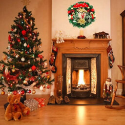 Christmas Wreath For Front Door Garland Christmas Xmas Ball Decor Outdoor 30Cm - thumbnail 5