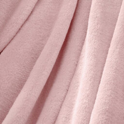 Ohs Ultra Soft Blanket Throw Warm Flannel Fleece - Blush, 120 X 150 Cm - thumbnail 3