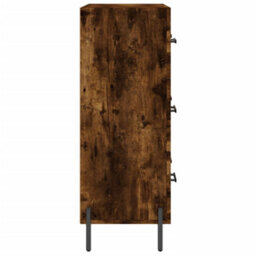 Berkfield Sideboard Smoked Oak 69.5X34X90 Cm Engineered Wood - thumbnail 7
