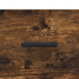 Berkfield Sideboard Smoked Oak 69.5X34X90 Cm Engineered Wood - thumbnail 9