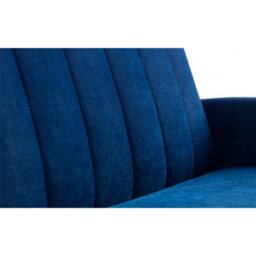 iLikeStores Ocean Blue Velvet Sofa Bed - 2 Seater - thumbnail 7