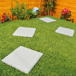 Gainsborough Set Of 4 Plastic Patio Blocks, 30Cm Square, Lightweight & Weatherproof Garden Paving - thumbnail 2