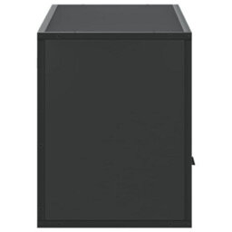 Berkfield Industrial Tv Cabinet Black 100X31X39.5 Cm Engineered Wood And Metal - thumbnail 5