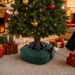 Urbn-Living 3.2L Real Christmas Tree Stand W/ Fast Foot Pedal Clamp, Water Reservoir And Level Indicator - thumbnail 2