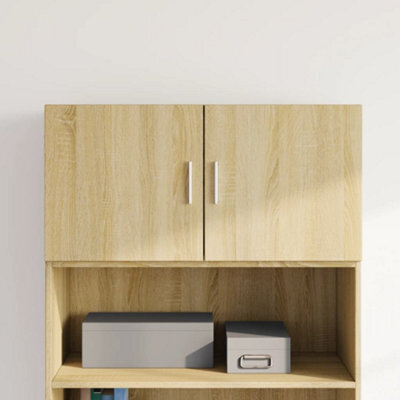 Berkfield Wall Cabinet Sonoma Oak 80X42.5X40 Cm Engineered Wood - image 1