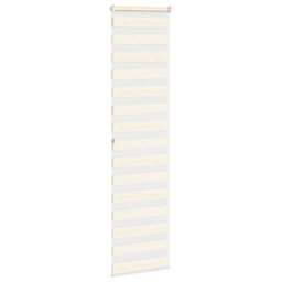 Berkfield Modern Zebra Blind Marble Beige 65X200 Cm Fabric Width 60.9 Cm Polyester - thumbnail 4