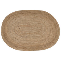 Beliani Rug Demirci Beige 160 X 230 Cm Jute - thumbnail 1
