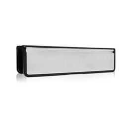 "UAP Limited Uap Doormaster 12"" Silver Draught Proof Letterbox For Upvc Composite And Wooden Doors 20 To 40mm" - thumbnail 1