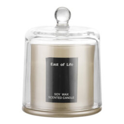 Darphe Lychee And White Tea Scented Soy Candle With Glass Dome - thumbnail 2