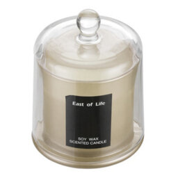 Darphe Lychee And White Tea Scented Soy Candle With Glass Dome