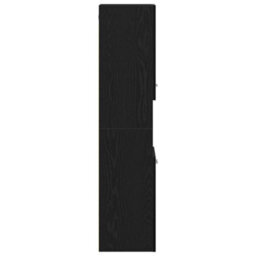 Walplus Bathroom Cabinet Black Oak 30 X 30 X 130 Cm Engineered Wood - thumbnail 8