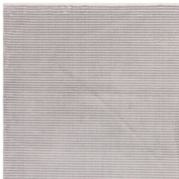 Grey Silver Plain Striped 11mm Thick Anti-Shed Rug For Bedroom, & Dining Room, Stain-Resistant Modern Rug-120Cm X 170Cm - thumbnail 3