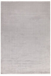 Grey Silver Plain Striped 11mm Thick Anti-Shed Rug For Bedroom, & Dining Room, Stain-Resistant Modern Rug-120Cm X 170Cm - thumbnail 1