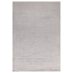 Grey Silver Plain Striped 11mm Thick Anti-Shed Rug For Bedroom, & Dining Room, Stain-Resistant Modern Rug-120Cm X 170Cm - thumbnail 5