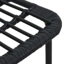 Berkfield 5 Piece Outdoor Dining Set Poly Rattan And Glass - thumbnail 9