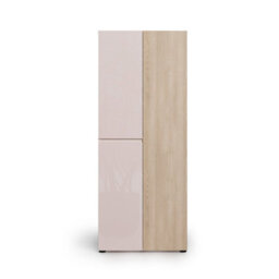 FurniComp LTD Furnicomp Vida 3 Door 80Cm Cashmere & Oak Tall Shoe Cabinet/storage Cupboard - thumbnail 6
