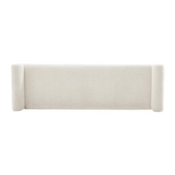 Teddy Upholstered Bench Soft Faux Fur Bedroom Hallway Seat Home Accent Furniture - thumbnail 5