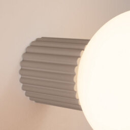 Sollux Lighting Halo Aluminum/glass Taupe 1 Lights Modern Wall Light - thumbnail 3