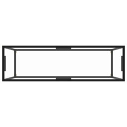 Berkfield Console Table Transparent 120X35X75 Cm Tempered Glass - thumbnail 4