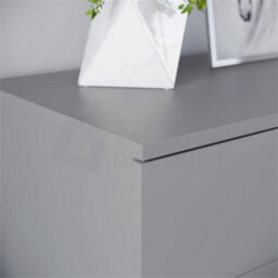 5 Drawer Bedroom Furniture Bedside Storage Cabinet Grey - thumbnail 6