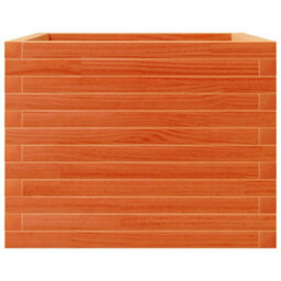 Berkfield Garden Planter Wax Brown 60X60X45.5 Cm Solid Wood Pine - thumbnail 5