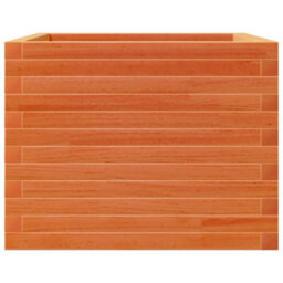Berkfield Garden Planter Wax Brown 60X60X45.5 Cm Solid Wood Pine - thumbnail 6